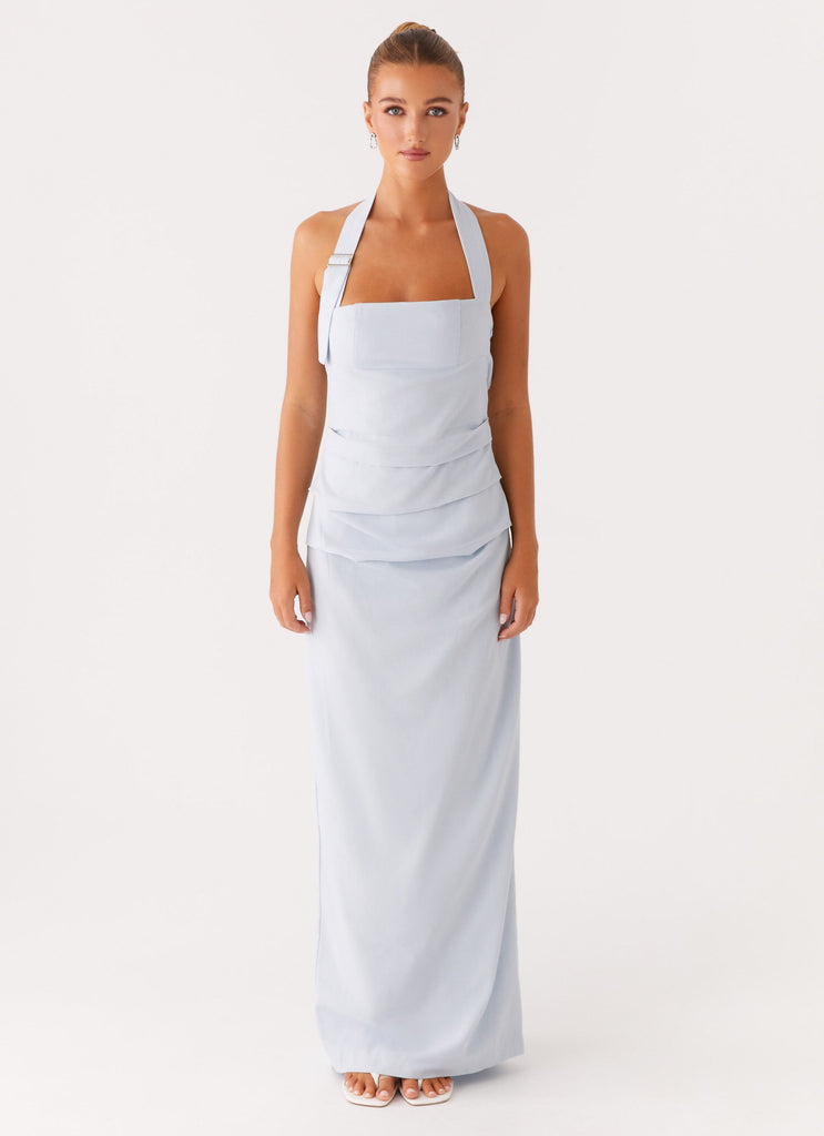 Rumour Has it Maxi Dress - Blue