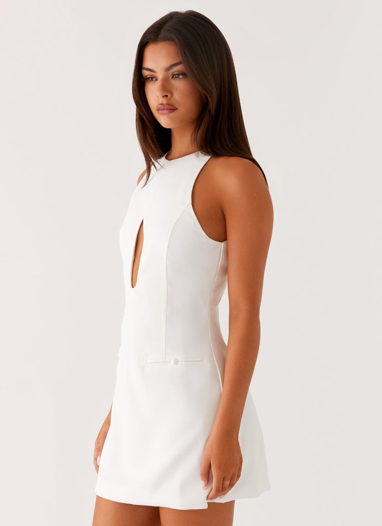 Stacy Mini Dress - White