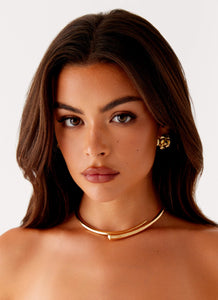 Raven Necklace Gold 3 Peppermayo