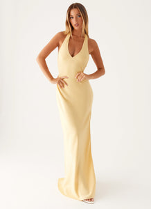 Angie Maxi Dress - Yellow