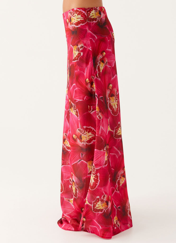 Ashley Maxi Skirt - Orchid Pink