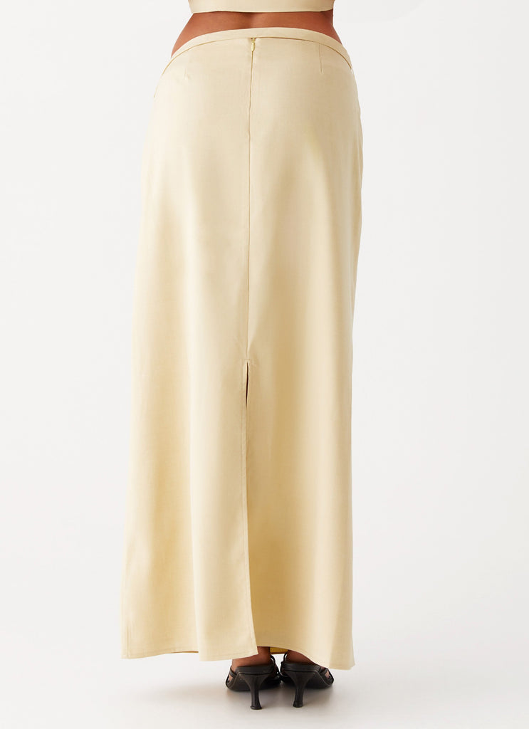 Azura Maxi Skirt - Yellow