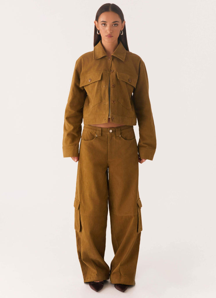 Back In Time Cargo Pant - Brown