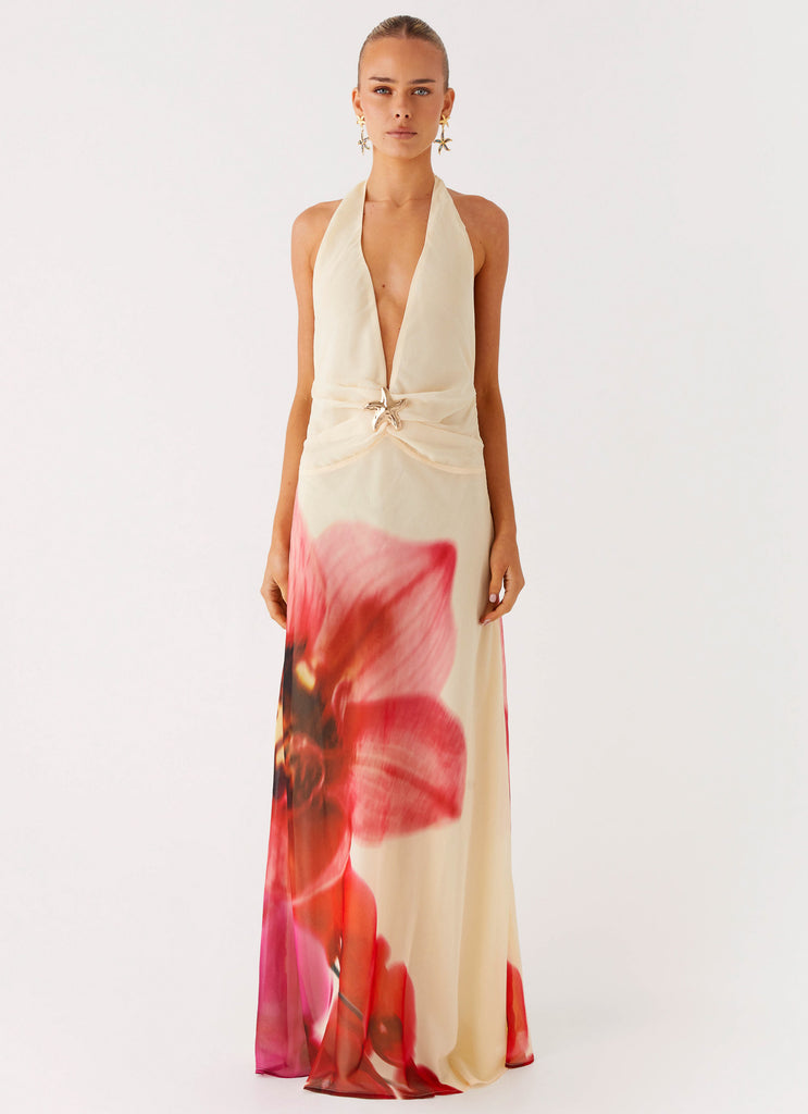 Belivia Maxi Dress - Yellow Bloom