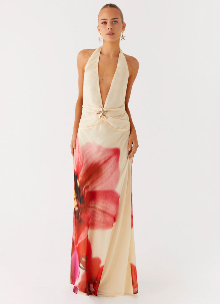 Belivia Maxi Dress - Yellow Bloom