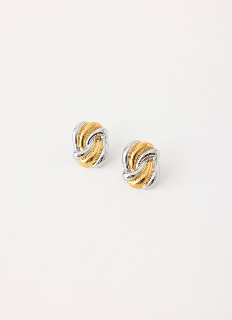 Blur Earrings - Gold/Silver
