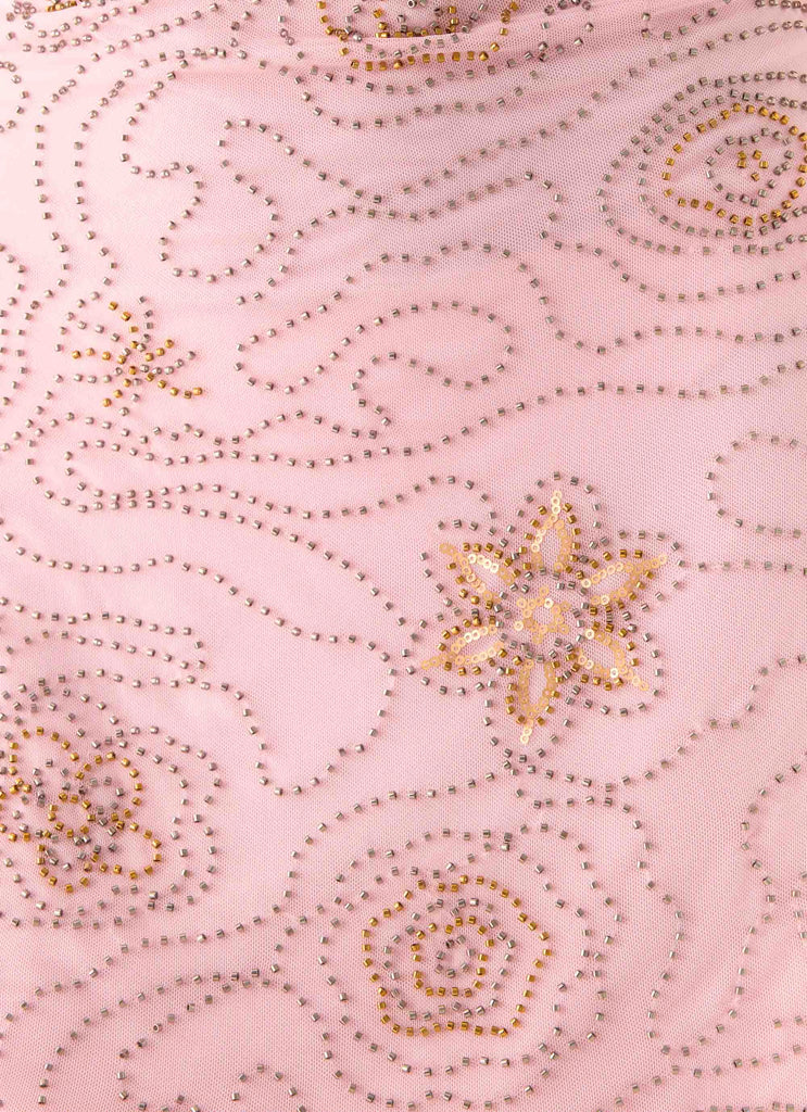 Busy Woman Mini Dress - Dusty Pink