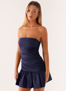 Carmel Mini Dress - Navy