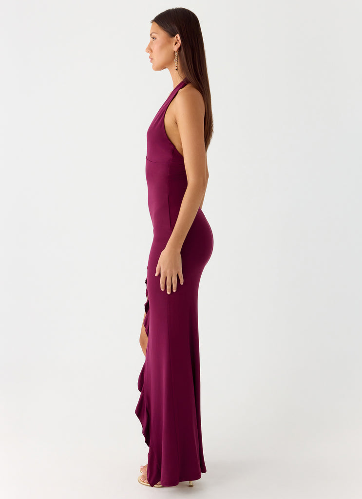 Charmed By You Maxi Dress - Plum