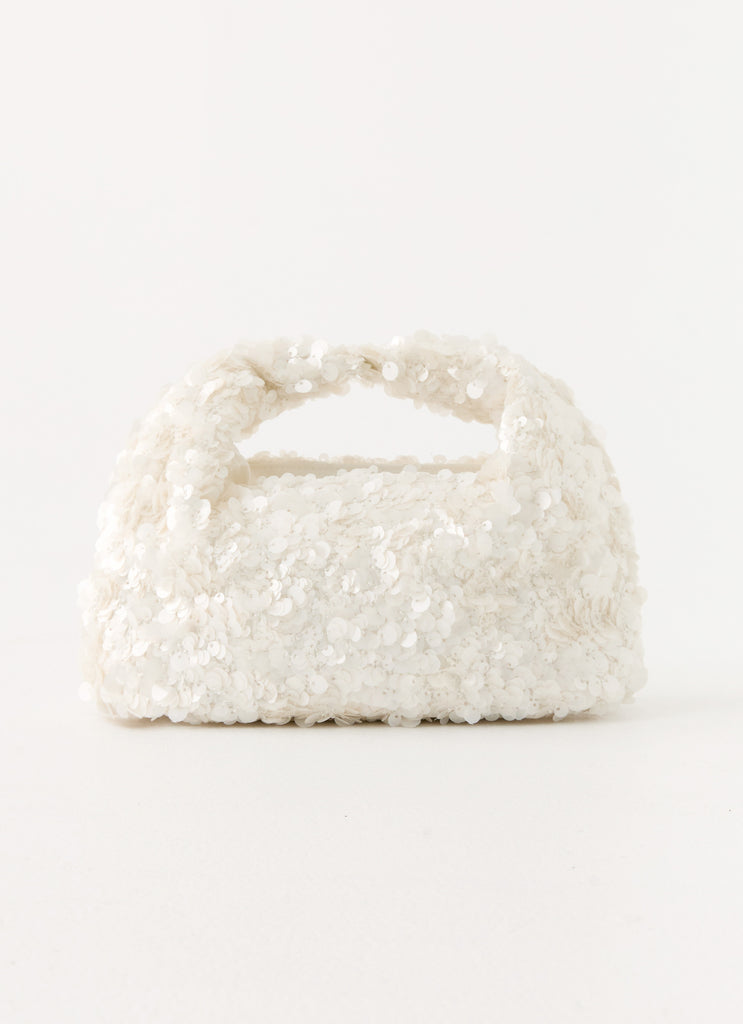 Cloud Nine Sequin Bag - Ivory