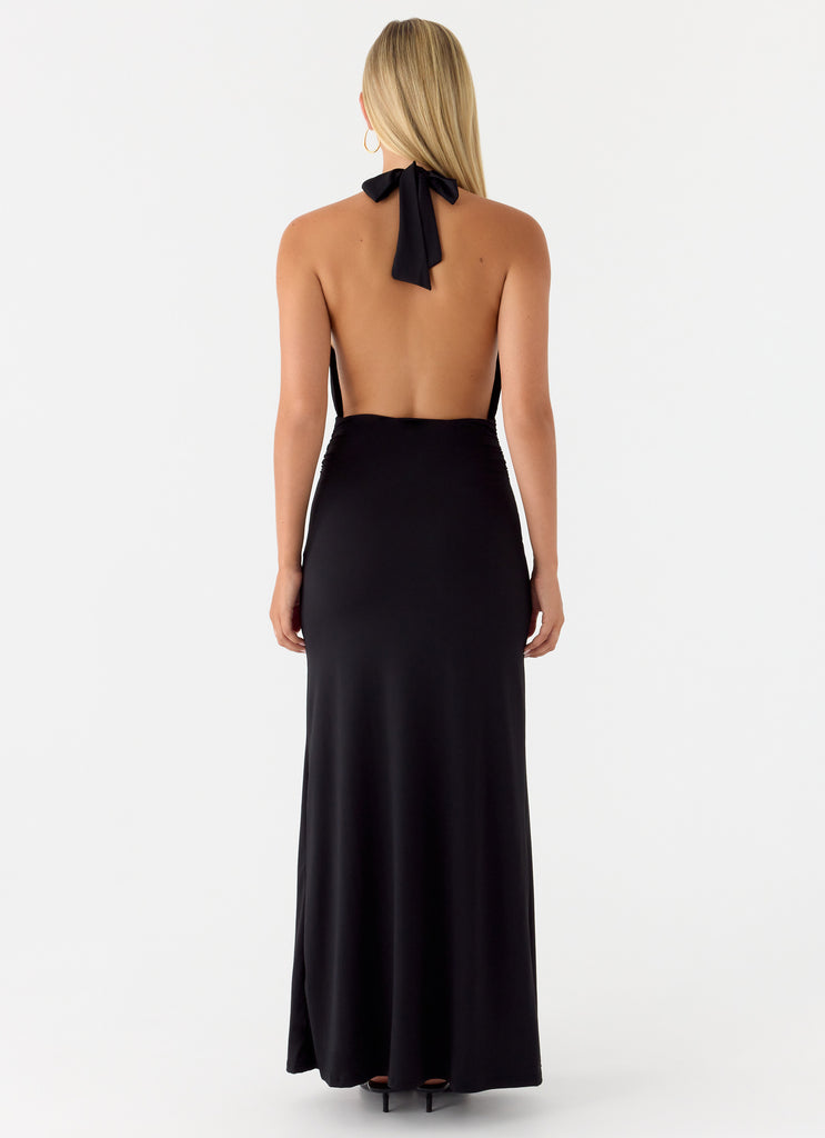 Crazy Over Me Maxi Dress - Black