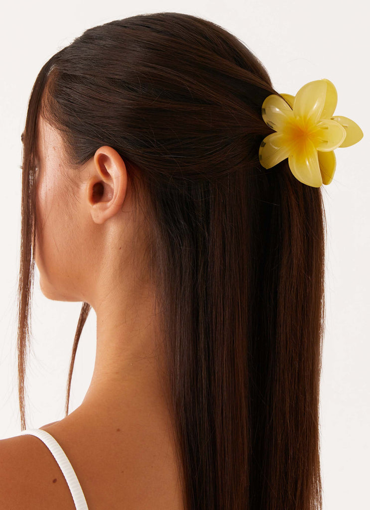 Daylight Hours Hair Clip - Yellow