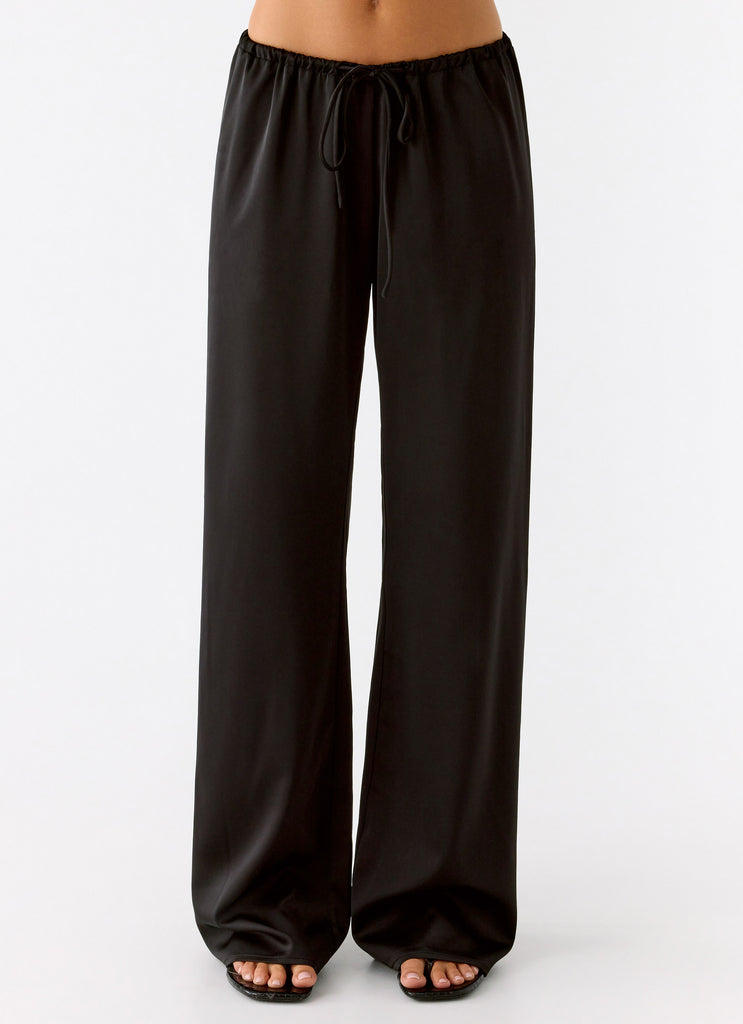 Deacon Low Rise Pants - Black