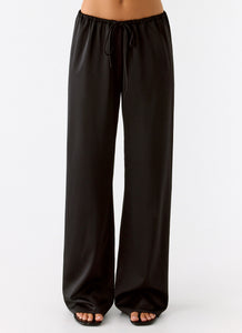 Deacon Low Rise Pants - Black