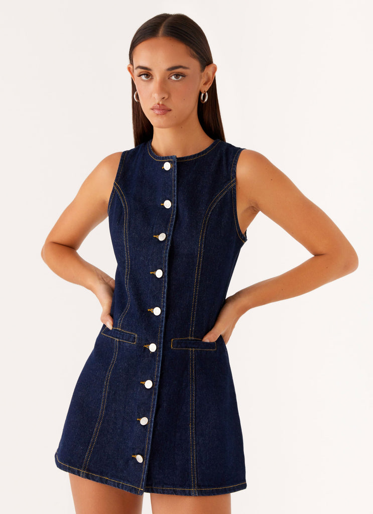 Dolton Mini Dress - Indigo