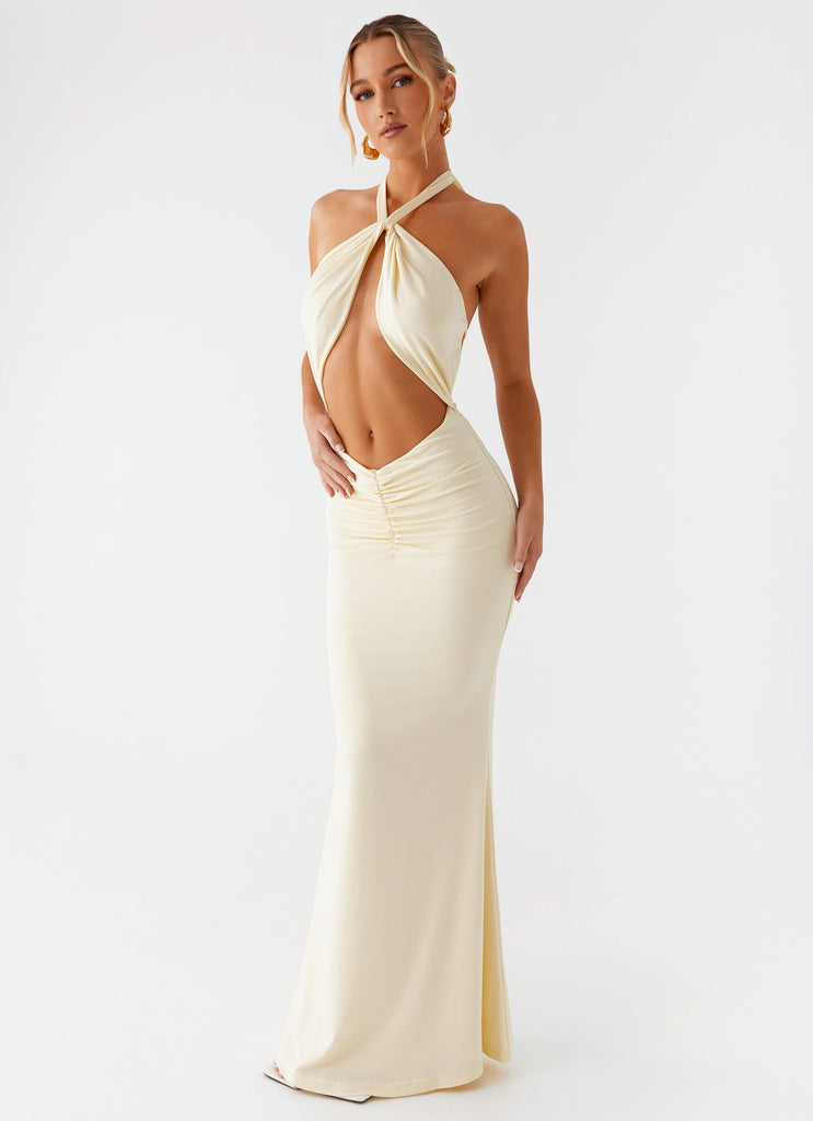 Double Take Maxi Dress - Yellow