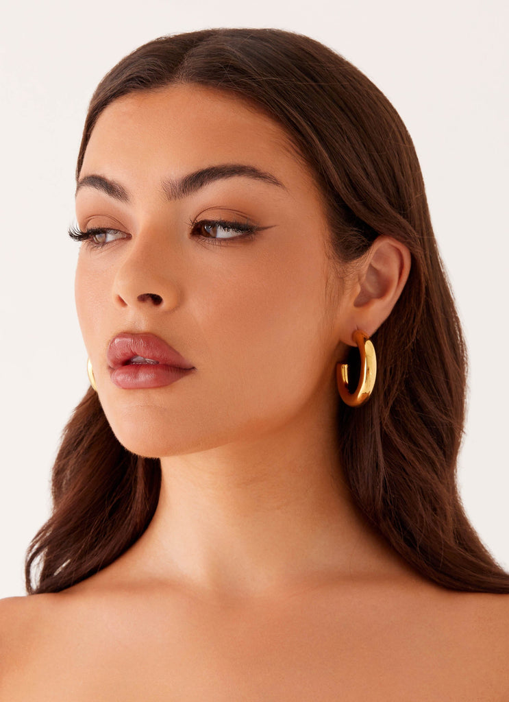 Duke Hoop Earrings - Gold