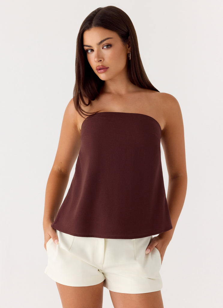 Emmerson Top - Chocolate Drizzle