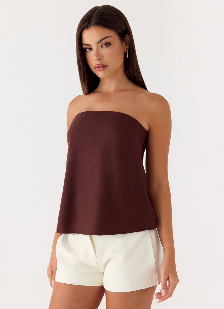 Emmerson Top - Chocolate Drizzle