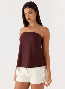 Emmerson Top - Chocolate Drizzle