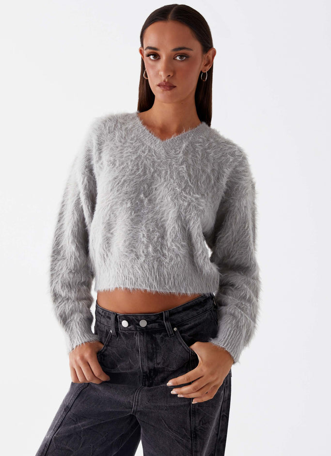 Greenwich Sweater - Grey Marle