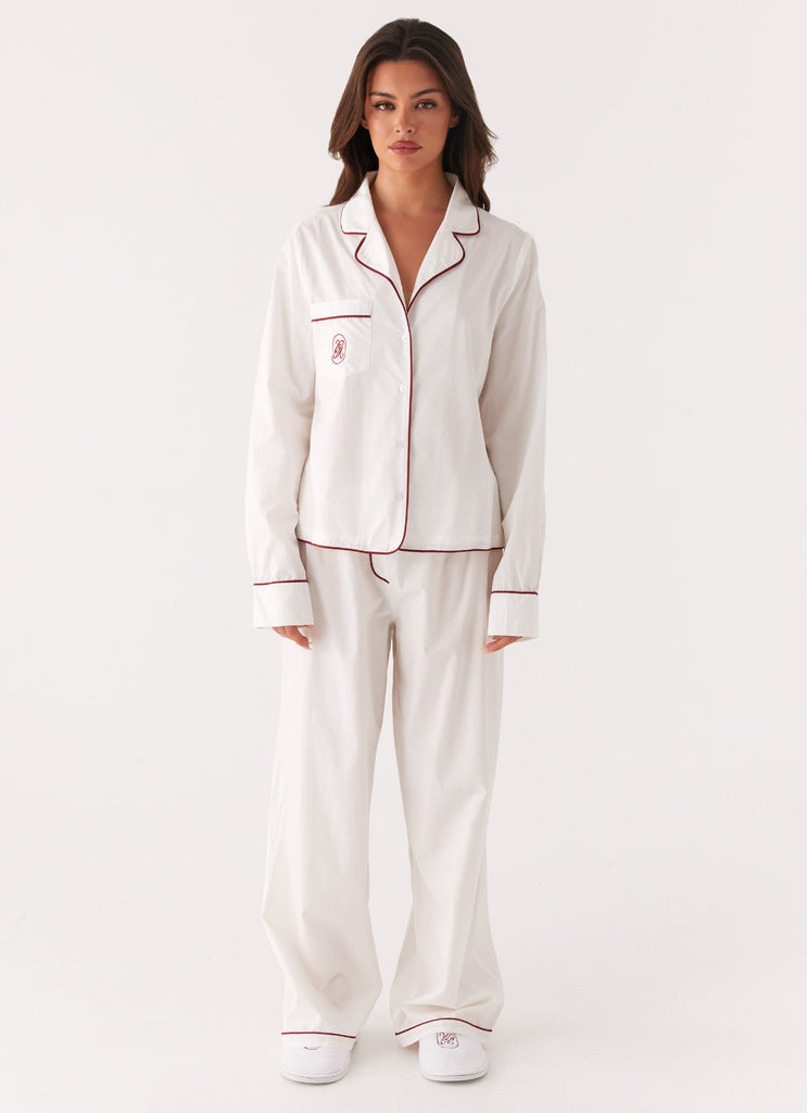 Harry Pyjama Pants - White