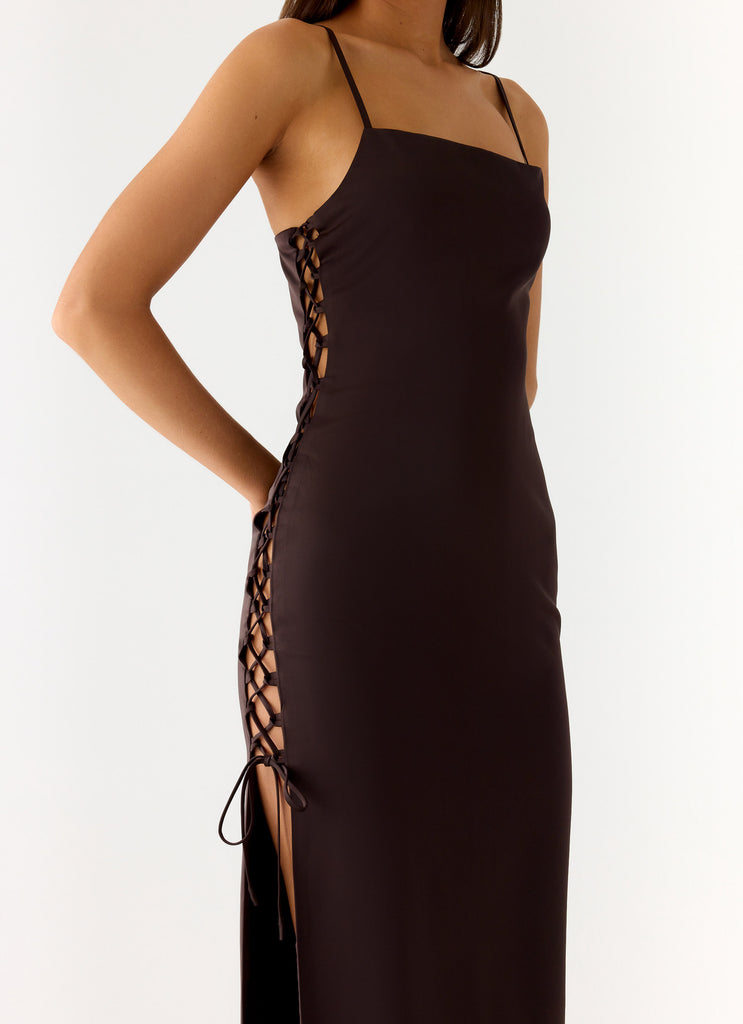 Hartwell Maxi Dress - Chocolate