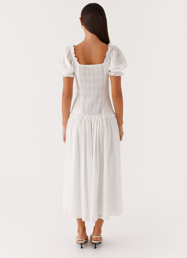 Hundred Percent Midi Dress - White