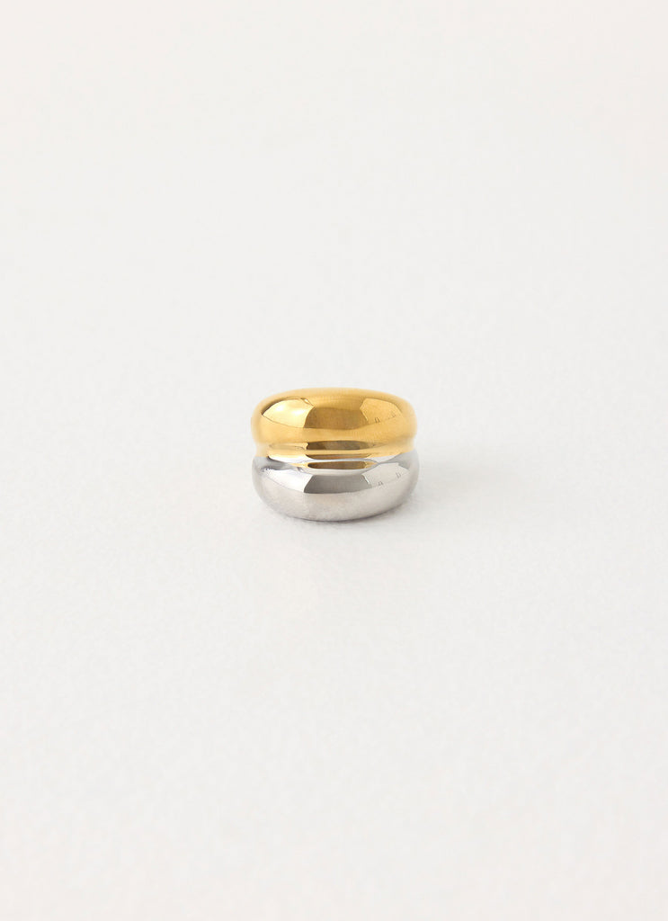 Hushed Tone Ring - Gold/Silver