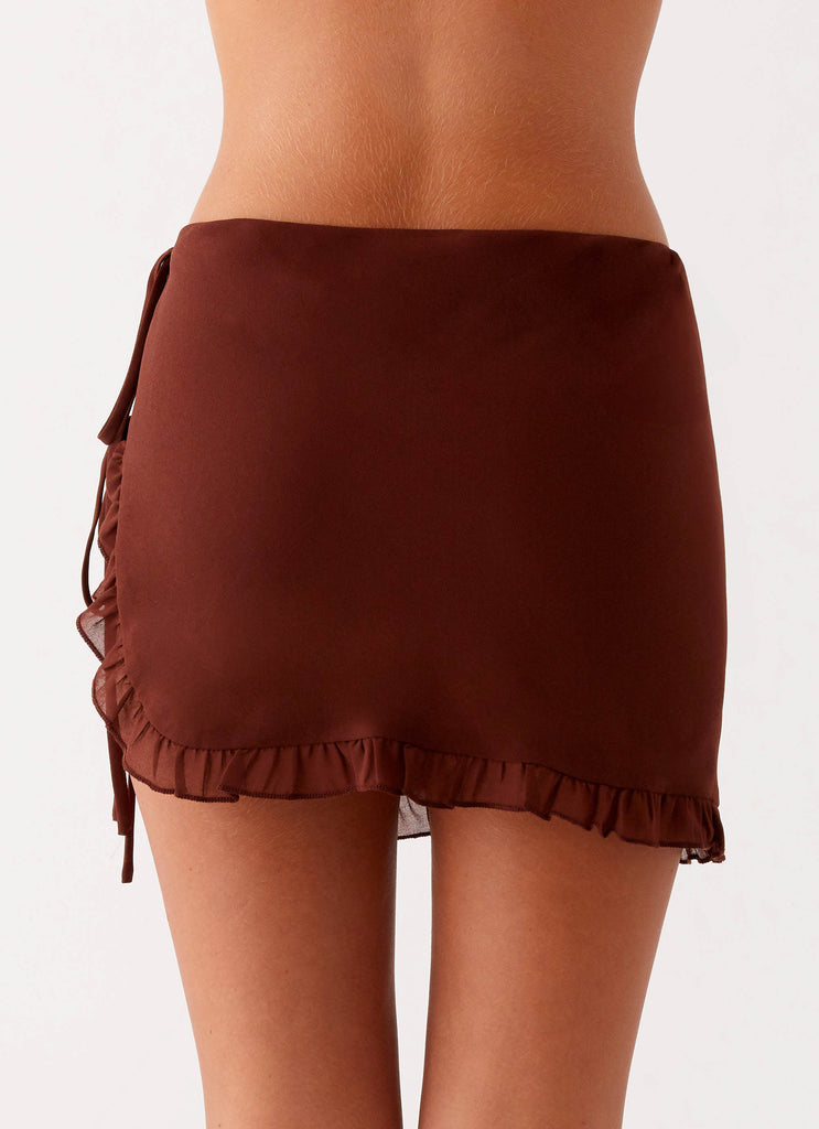 Iggy Mini Skirt - Chocolate