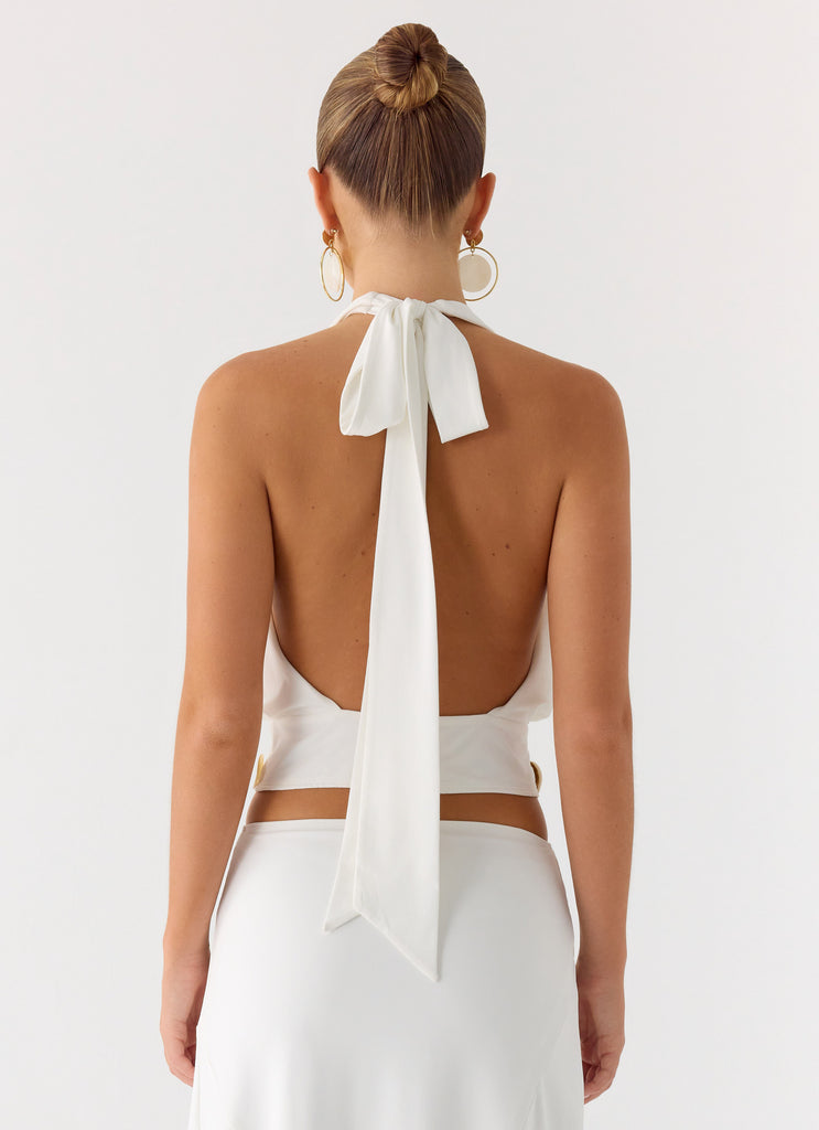 Ignite It Button Top - White