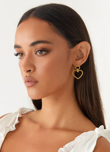 J'Adore Earrings - Gold