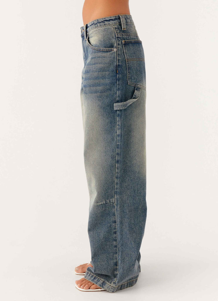 Jaylie Denim Jeans - Dirty Vintage Wash