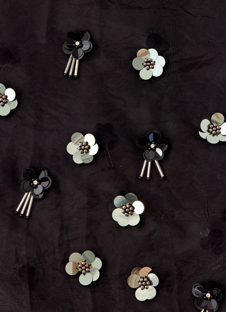 Jesiah Embellished Maxi Dress - Black