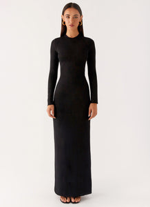 Kamora Maxi Dress - Black