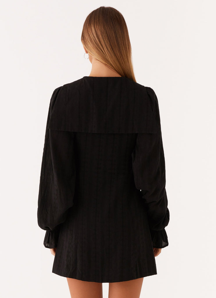 Kendrick Long Sleeve Mini Dress - Black