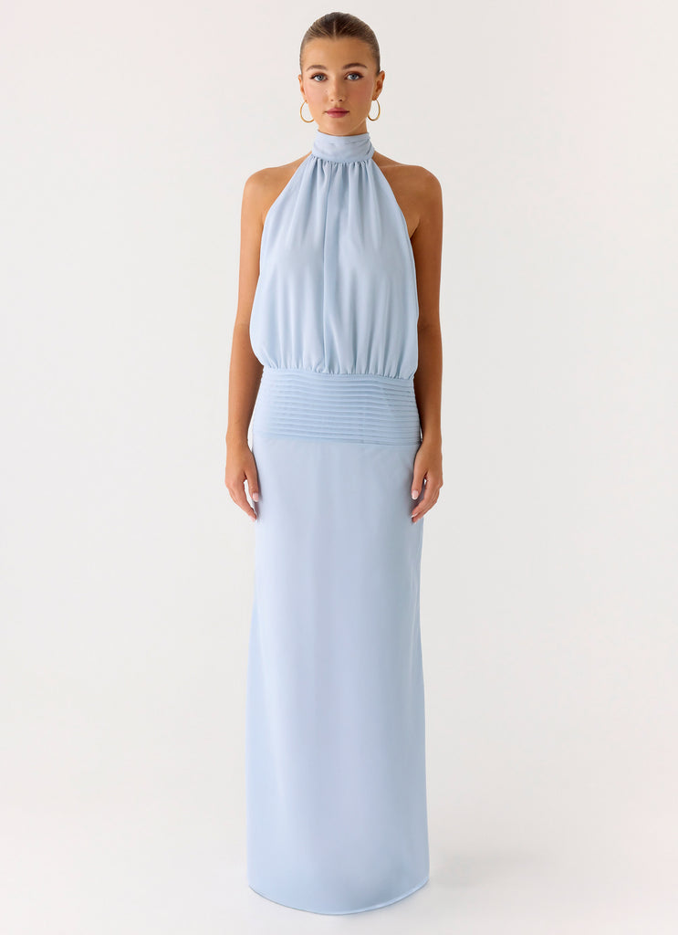 Lalia Maxi Dress - Pale Blue