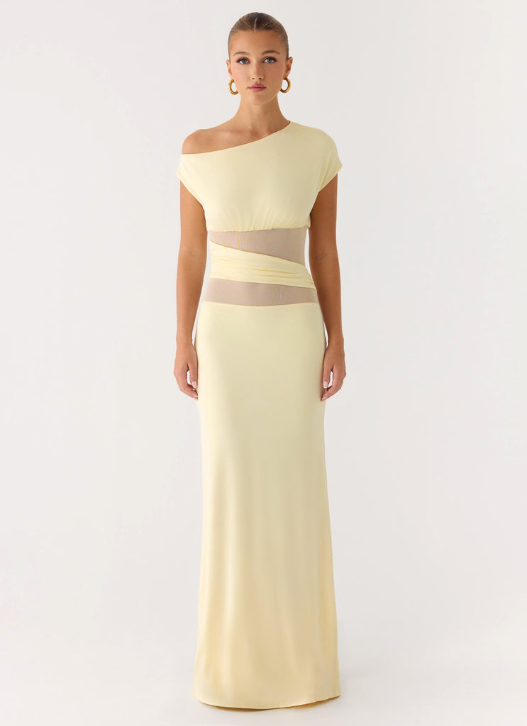 Like Honey Maxi Dress - Butter Yellow