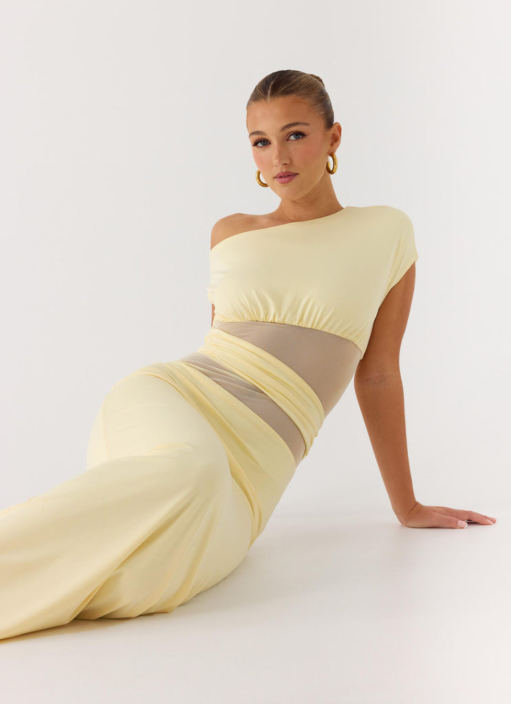 Like Honey Maxi Dress - Butter Yellow