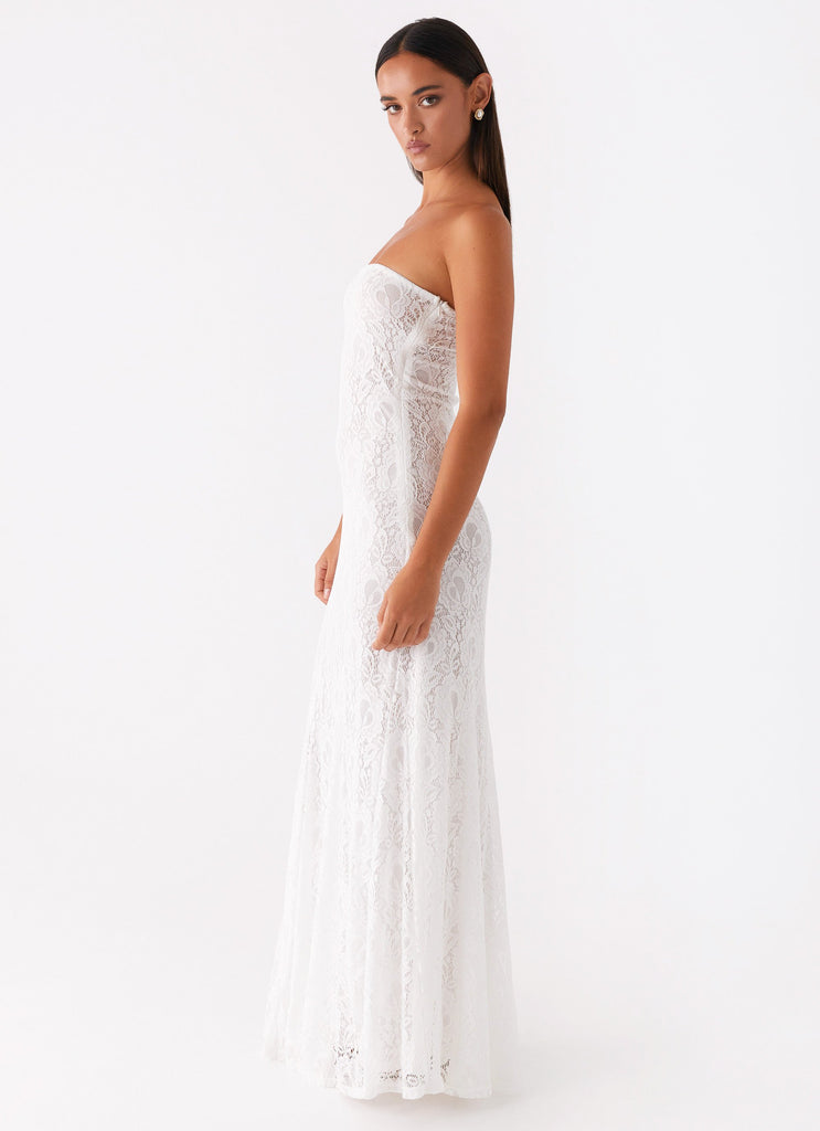 Lolita Lace Maxi Dress - Ivory