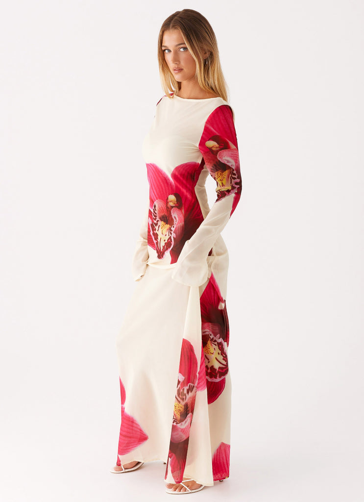 Lorde Maxi Dress - Orchid Yellow