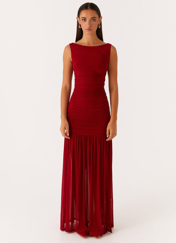 Manon Maxi Dress - Red