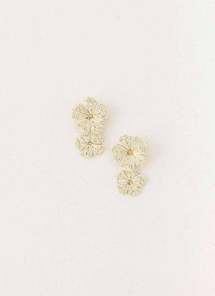 Marina Mode Earrings - White