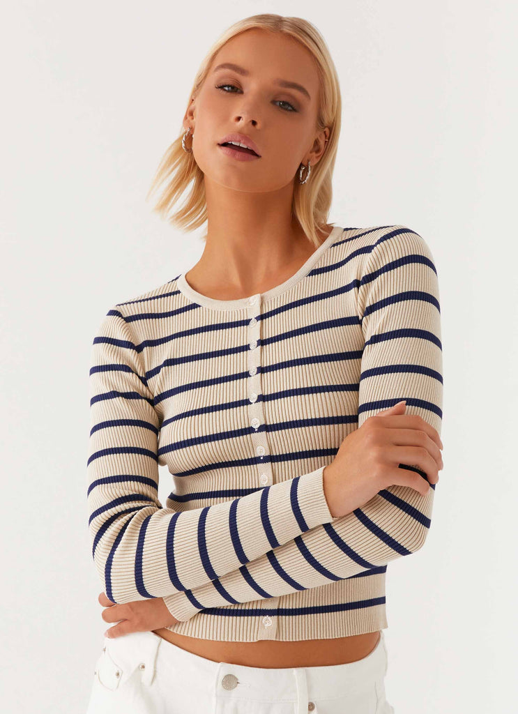 Marlie Knit Top - Multi Stripe