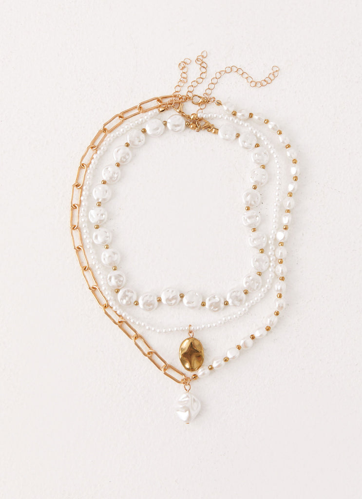 Minnie Necklace - Pearl