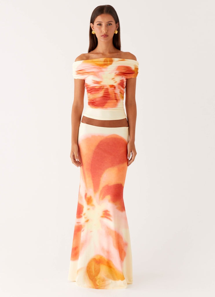 Moka Off Shoulder Top - Mimosa Blossom