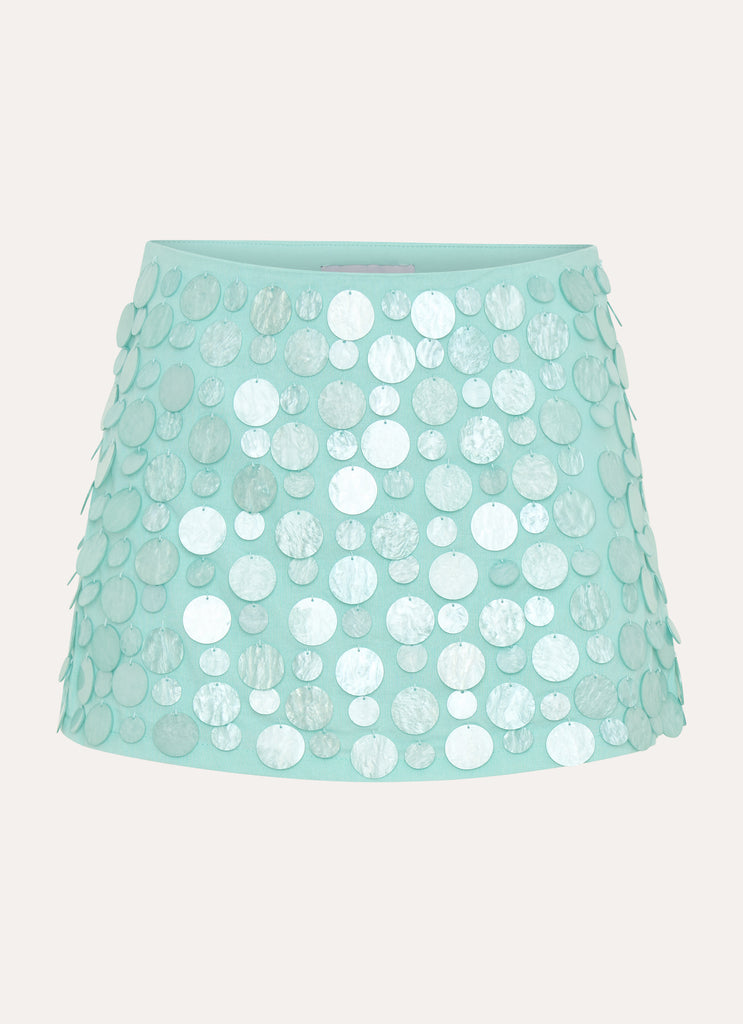 Movie Star Mini Skirt - Mint
