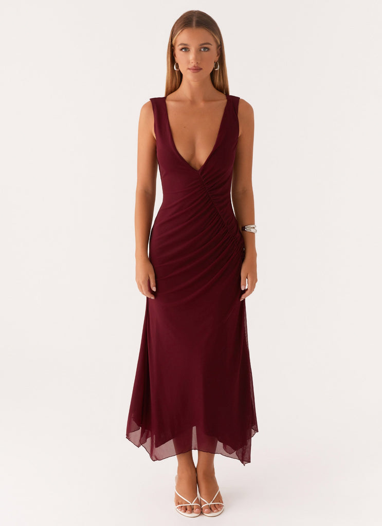 Murphy Maxi Dress - Deep Maroon