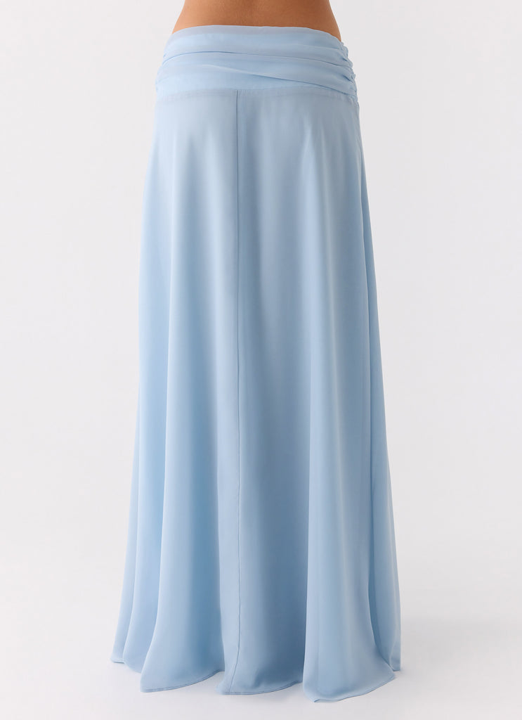Natalya Maxi Skirt - Pale Blue