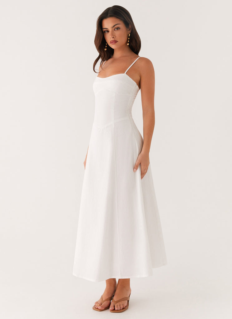 Noosa Midi Dress - White